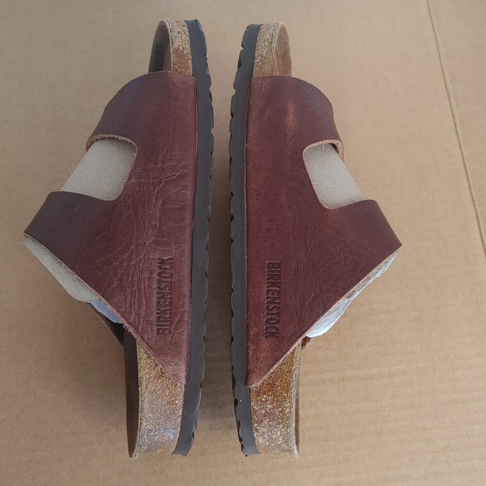 Birkenstock Brown Leather Sandals - Size 36 - Picture 10 of 15